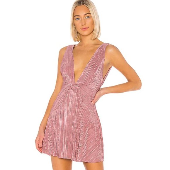 Free People Dresses & Skirts - Free People Twist and Shout Mini Dress in Desert Rose Size 2 NWT!